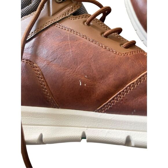 Timberland Mens Brown Leather Hoverlite Graydon Sneaker Boots Size 12 - Picture 8 of 13